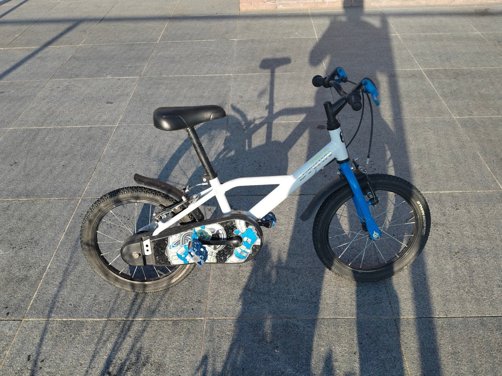jongensfiets 16 inch, Ophalen, Gebruikt, Velgrem, Handrem