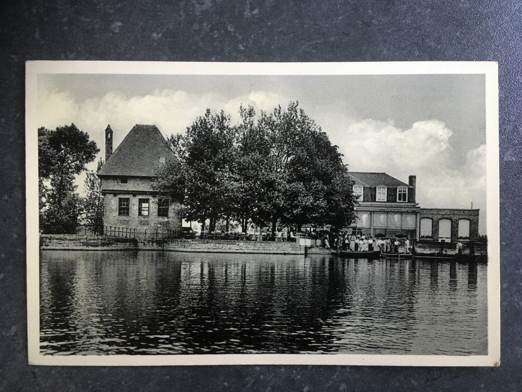 carte postale Dikkebus - Quai pour bateaux maison d'étang, Enlèvement ou Envoi, Flandre Occidentale