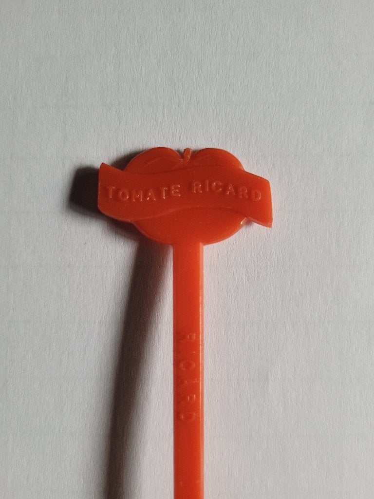RARE Ricard agitateur  tomate vintage design, Enlèvement ou Envoi, Comme neuf, Autres types