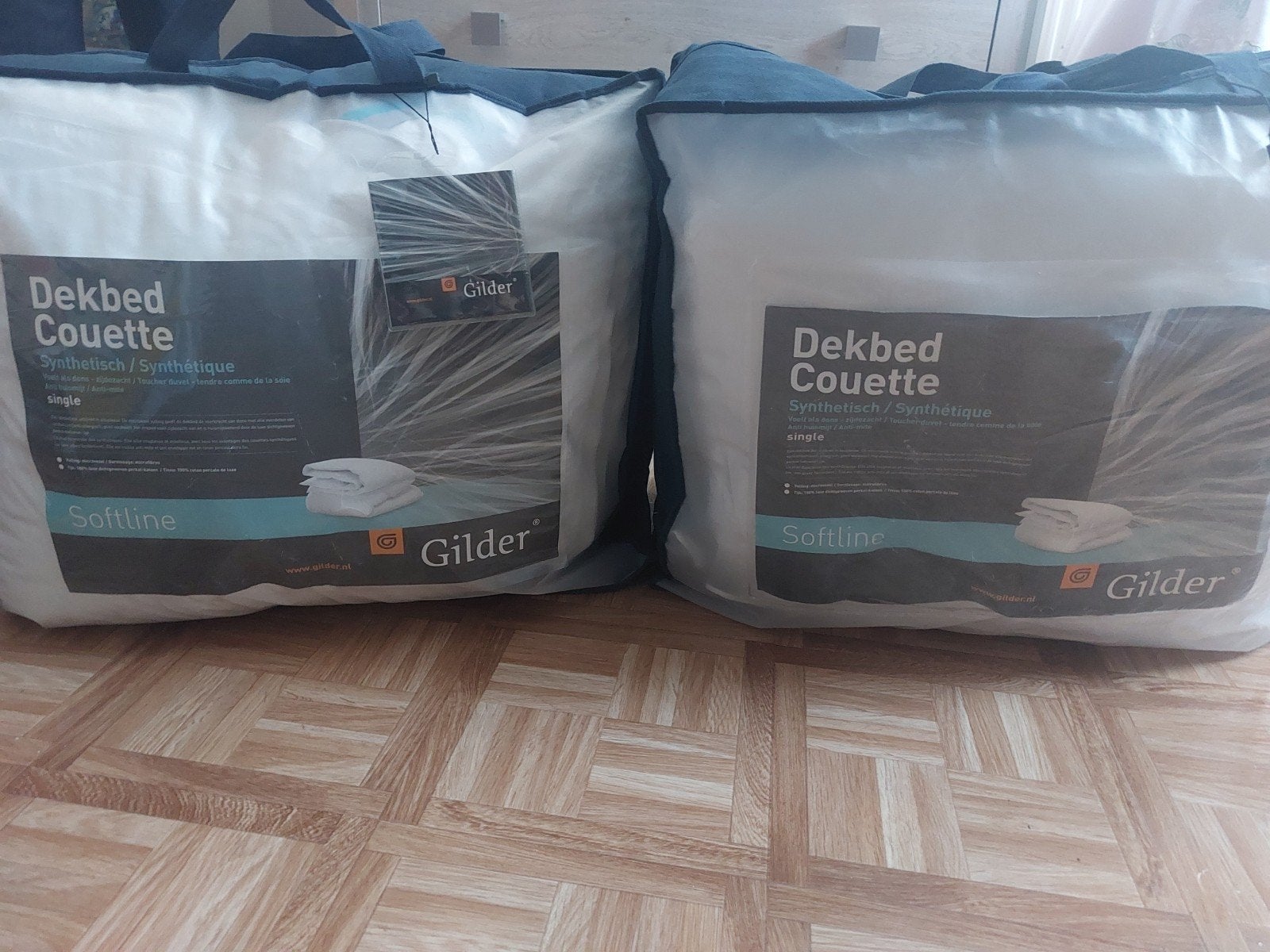 Zomer + winter dekbed 240x220, Huis en Inrichting, Slaapkamer | Beddengoed, Ophalen, Wit, Tweepersoons, Zo goed als nieuw