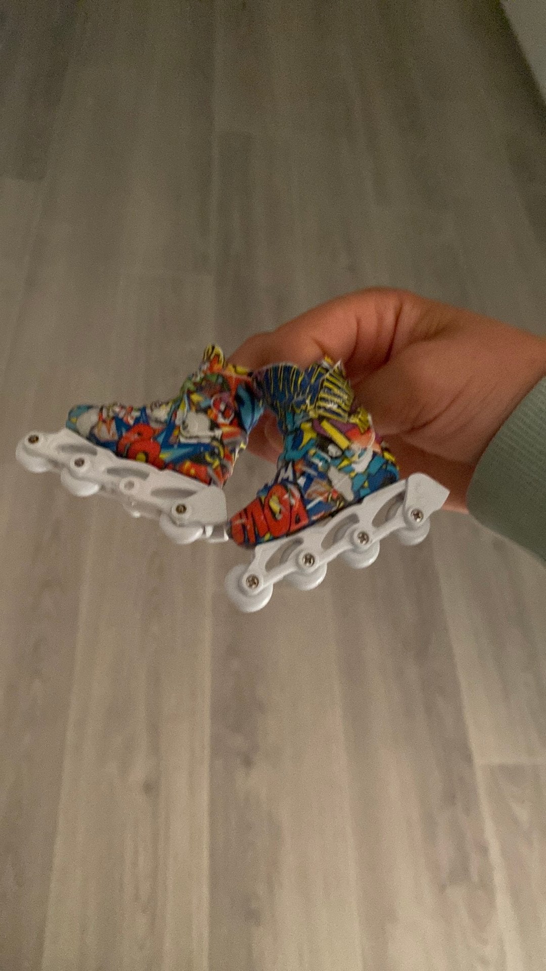 Vinger rolschaatsen, Ophalen, Gebruikt
