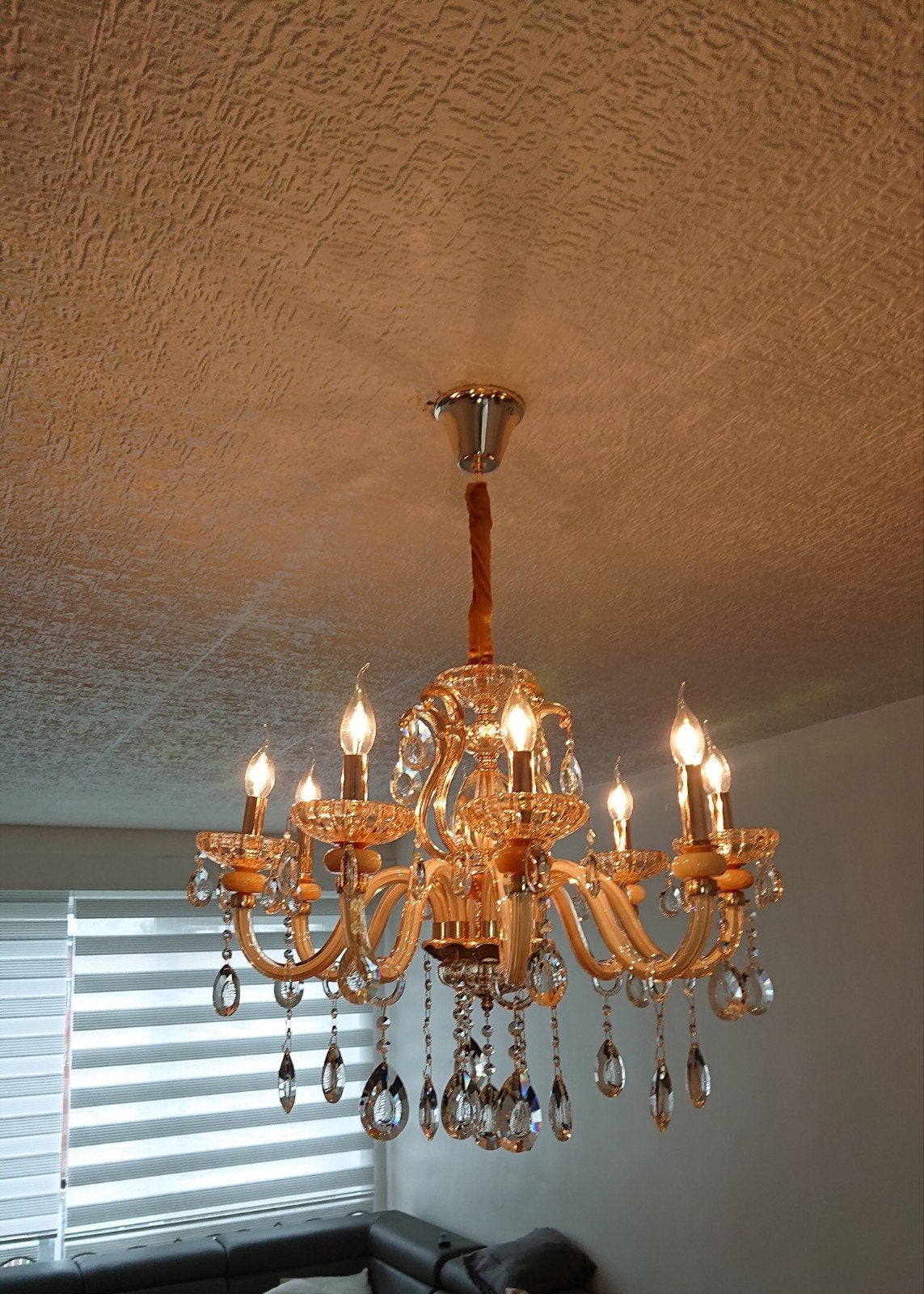 Mooie kroonluchter kristallen plafond lampen, Ophalen of Verzenden