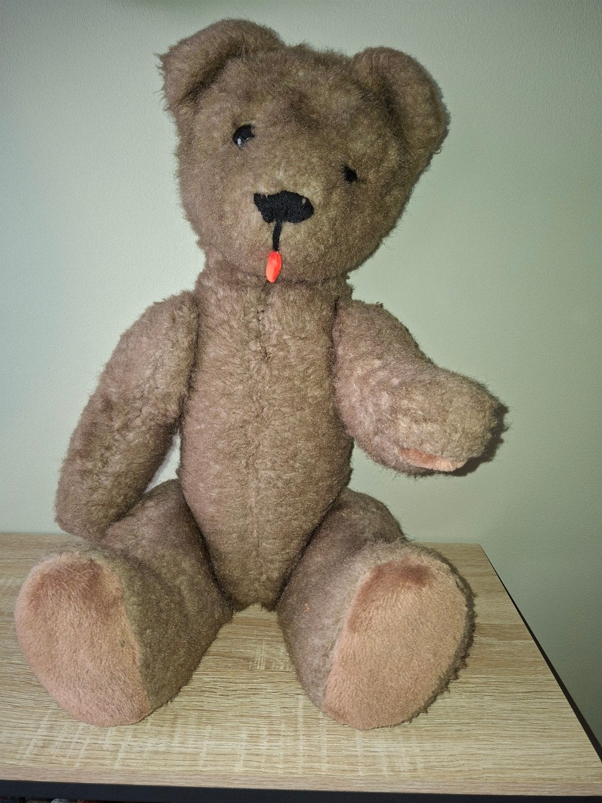 gescharnierde vintage teddybeer, Ophalen of Verzenden