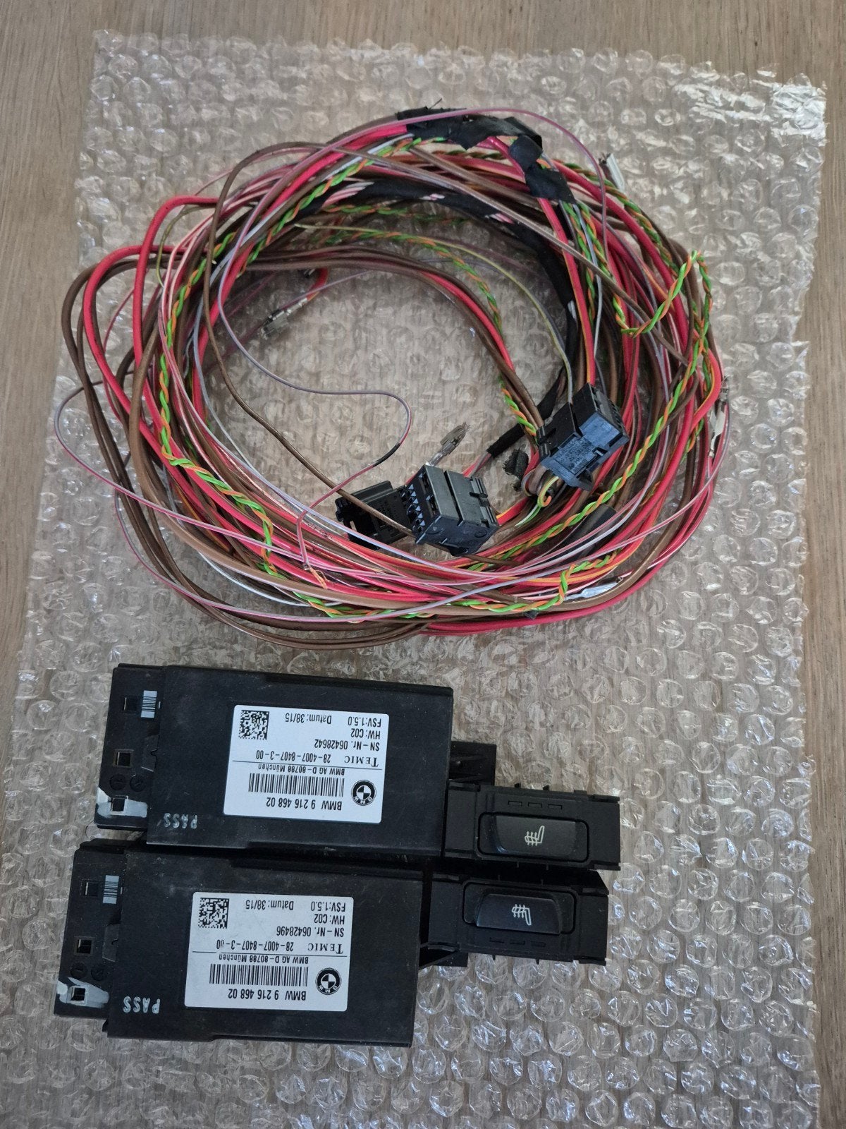 BMW F07 F10 F11 Bedrading retrofit verwarmde achterbank, Auto-onderdelen, Ophalen, BMW