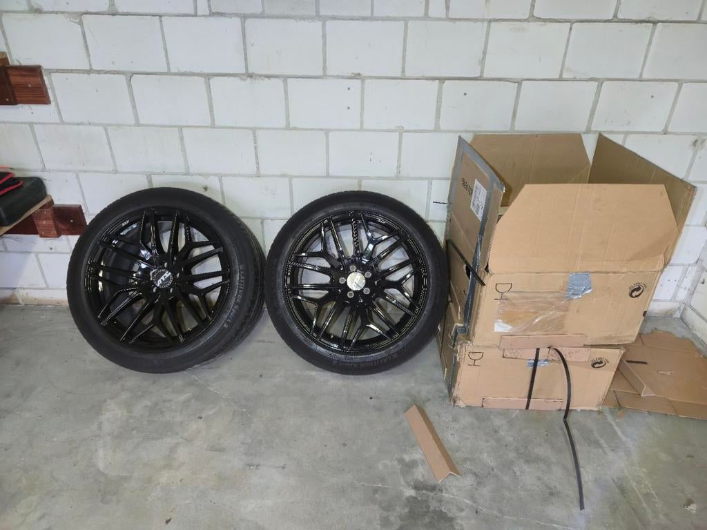 20 inch breedset velgen mercedes, Auto-onderdelen, Ophalen, 20 inch, Band(en)