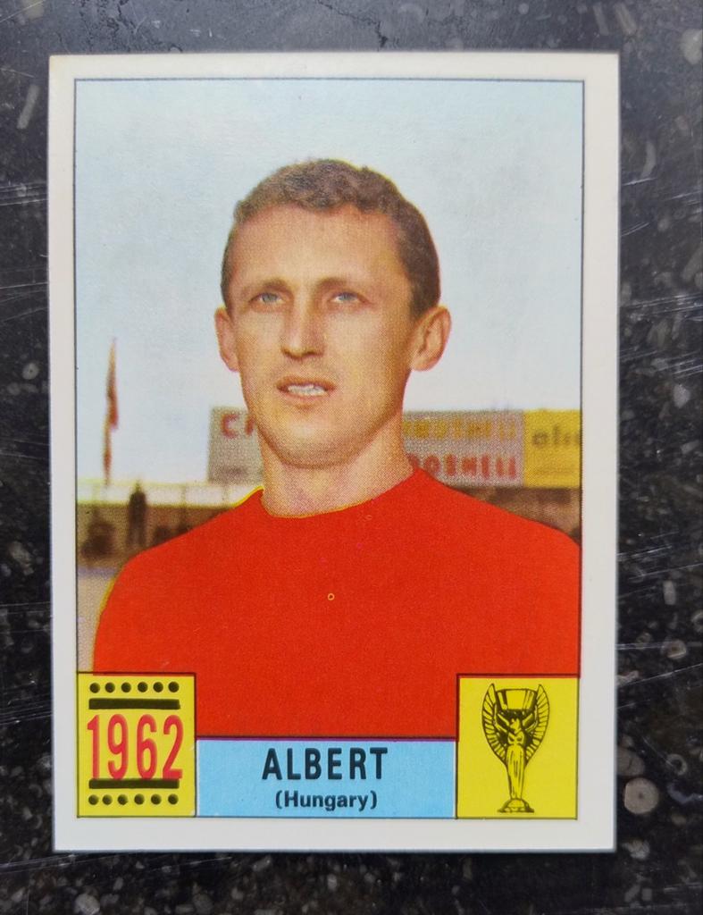Coupe du monde Panini, Mexique '70' : 1962 Albert., Enlèvement