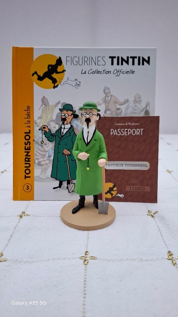 Beeldje Kuifje nr 3, Enlèvement ou Envoi, Tintin, Comme neuf, Statue ou Figurine