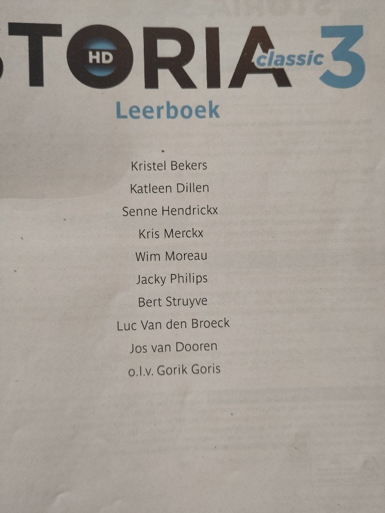 Leerboek Storia 3, Boeken, Ophalen, Gelezen, ASO, Geschiedenis