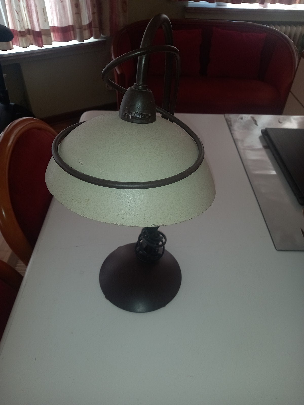 lampe de chevet en métal, Antiek en Kunst, Antiek | Verlichting, Ophalen