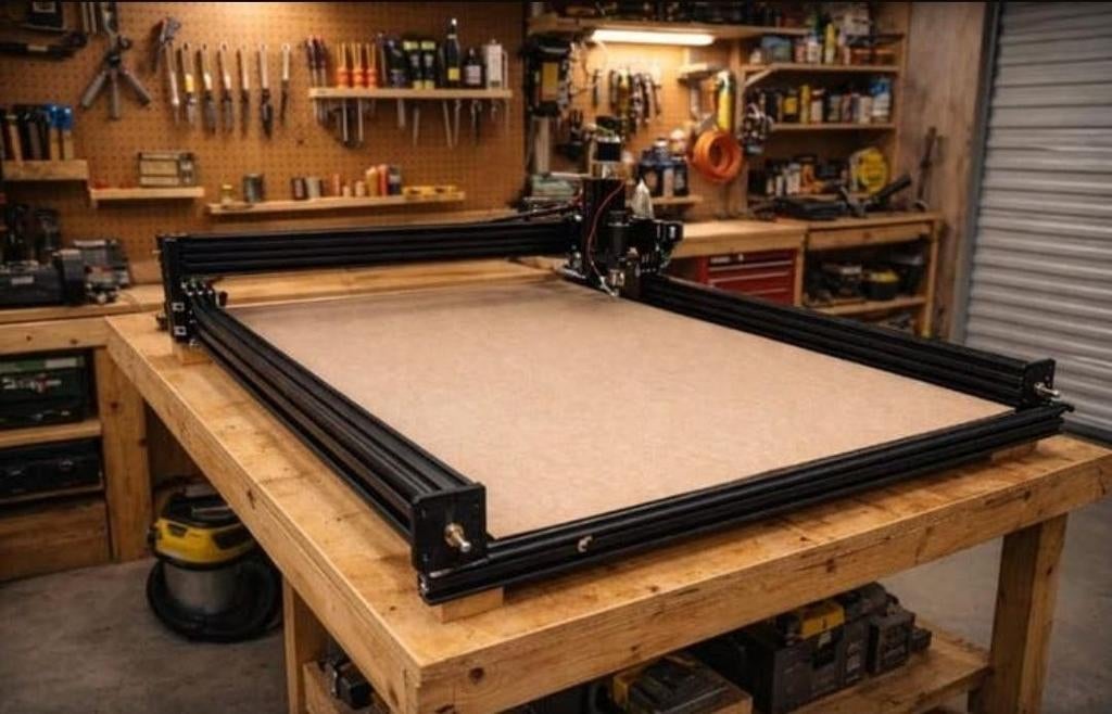 AZ-cnc cnc 1510 1500x1000mm plug & play, Ophalen of Verzenden, Nieuw, Elektrisch, Bovenfrees