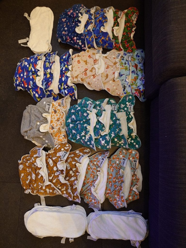 Herbruikbare luiers, Kinderen en Baby's, Ophalen, Zo goed als nieuw, Overige typen, Overige merken