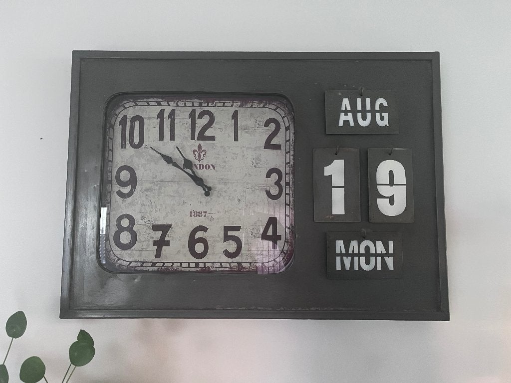 Wandklok, Industriel, Enlèvement, Horloge murale, Analogique