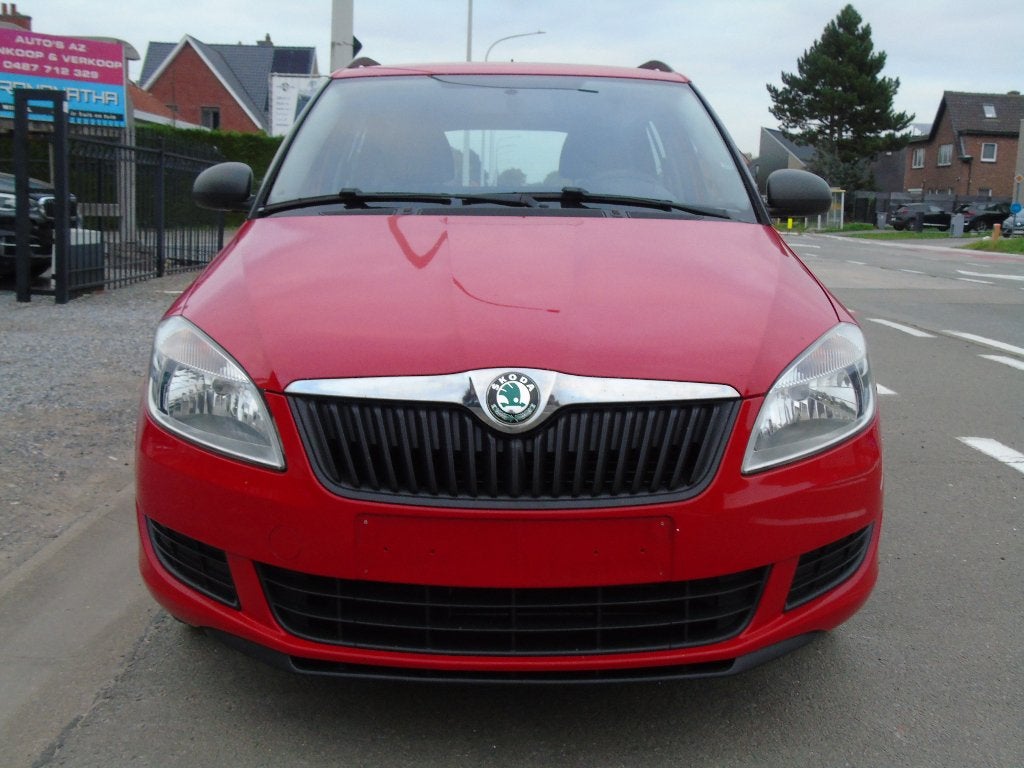 Skoda Fabia 1.2i Benzine *05/2012 *1e Eigen *Ohboekje, Autos, Rouge, Euro 5, Achat, Entreprise