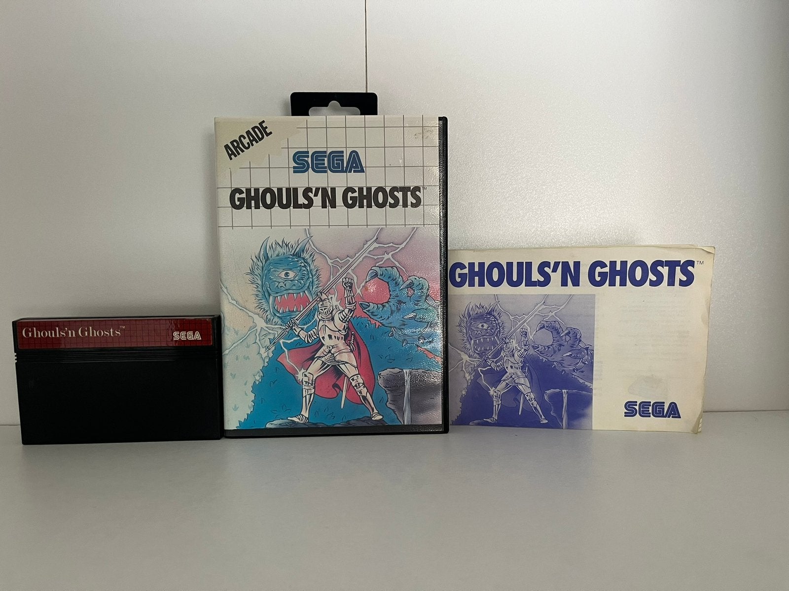 Ghouls n ghosts sega master system, Ophalen, Zo goed als nieuw, Master System