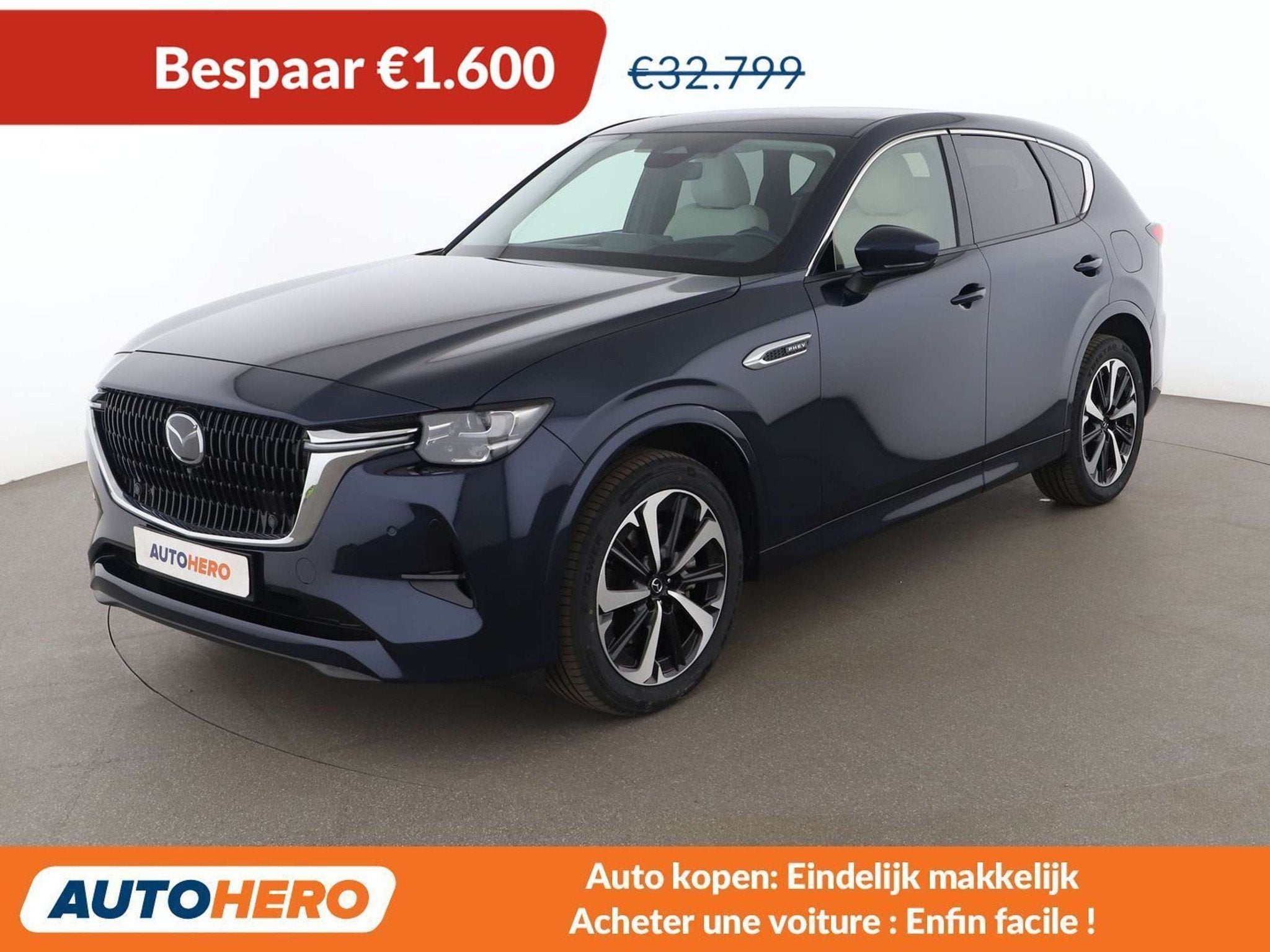 Mazda CX-60 2.5 e-Skyactiv Plug-in Hybrid Takumi AWD, Automaat, 241 kW, Euro 6, Blauw