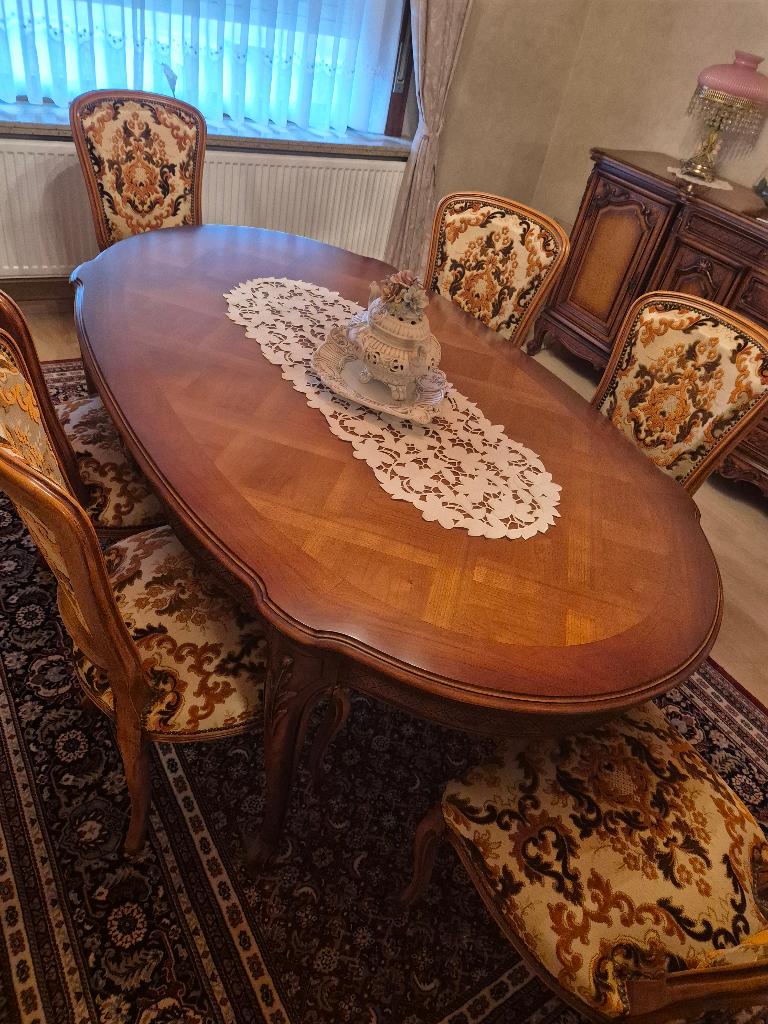 eetkamer in barok stij, Ophalen