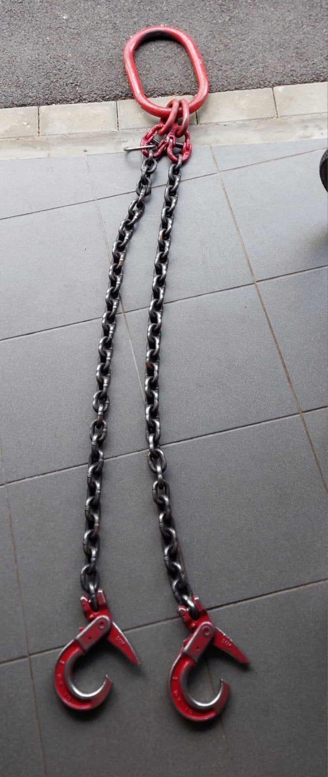 chaine de levage, Enlèvement