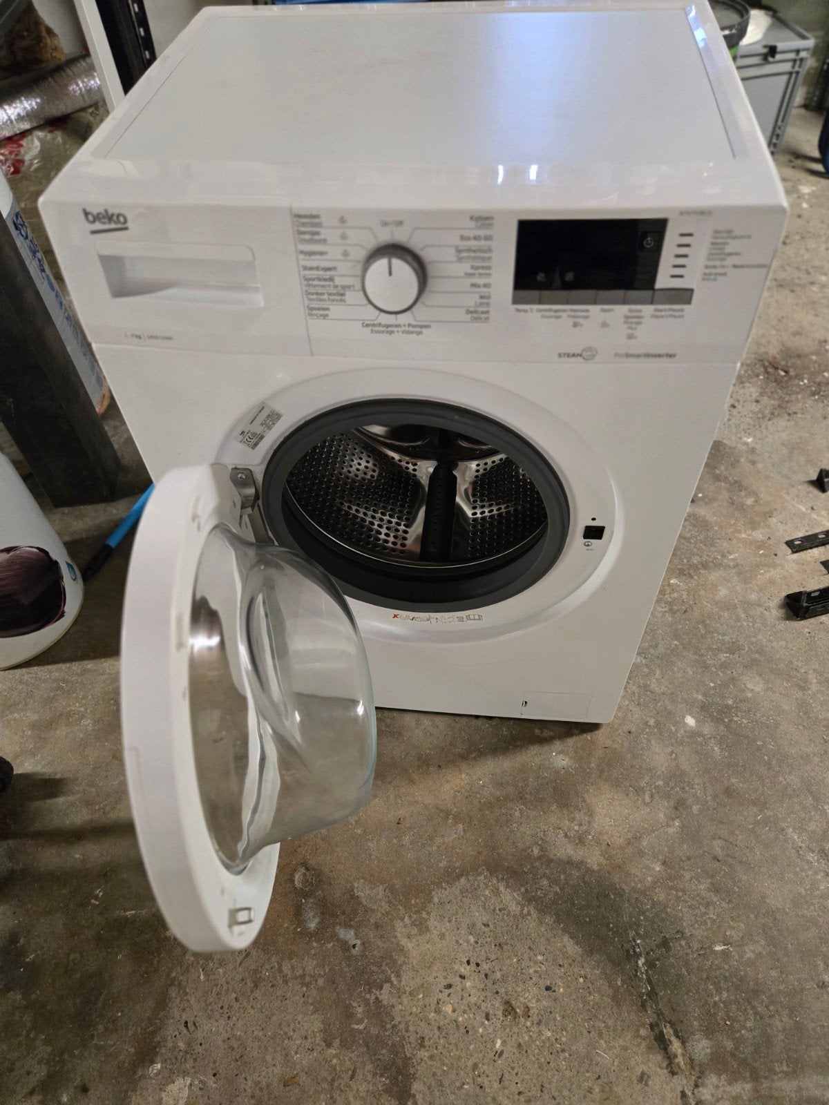 Beko wasmachine, Elektronische apparatuur, Ophalen, Gebruikt, Voorlader, 85 tot 90 cm