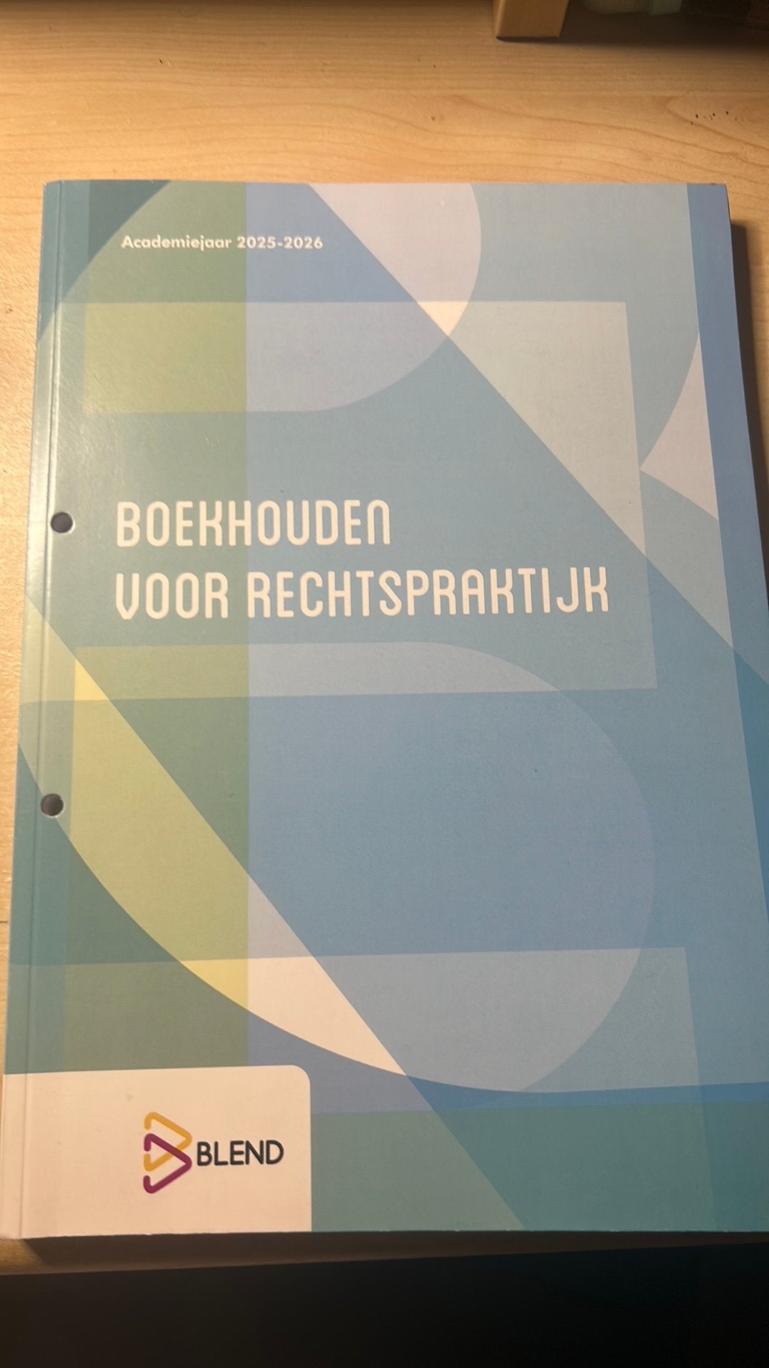 Boekhouden voor rechtspraktijk 2025-2026, Ophalen of Verzenden, Nieuw