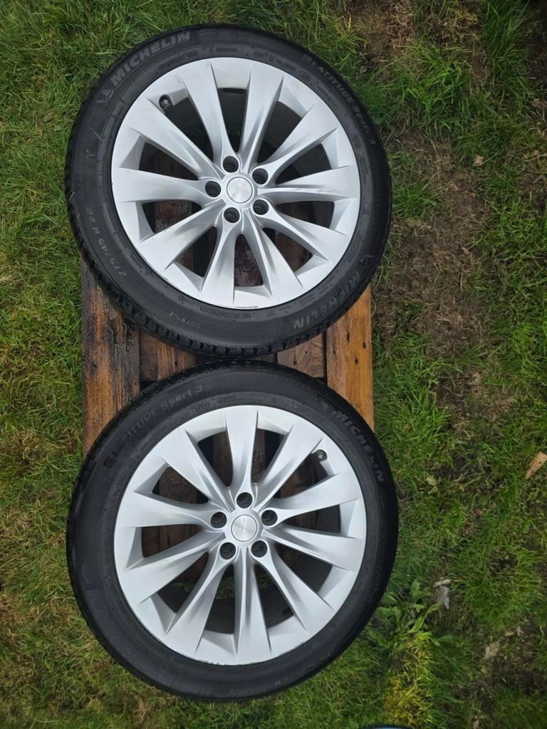 Originele Tesla velgen 20 inch met Michelin banden, Enlèvement