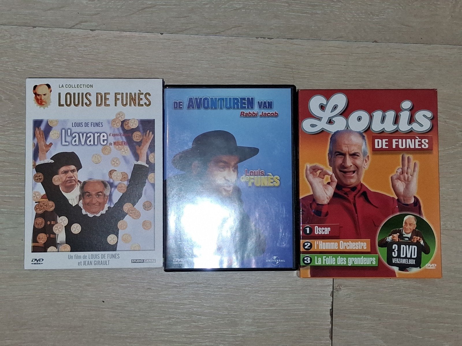 5 films van Louis de Funès op dvd, Enlèvement ou Envoi, Néerlandais, 1960 à 1980, Comédie