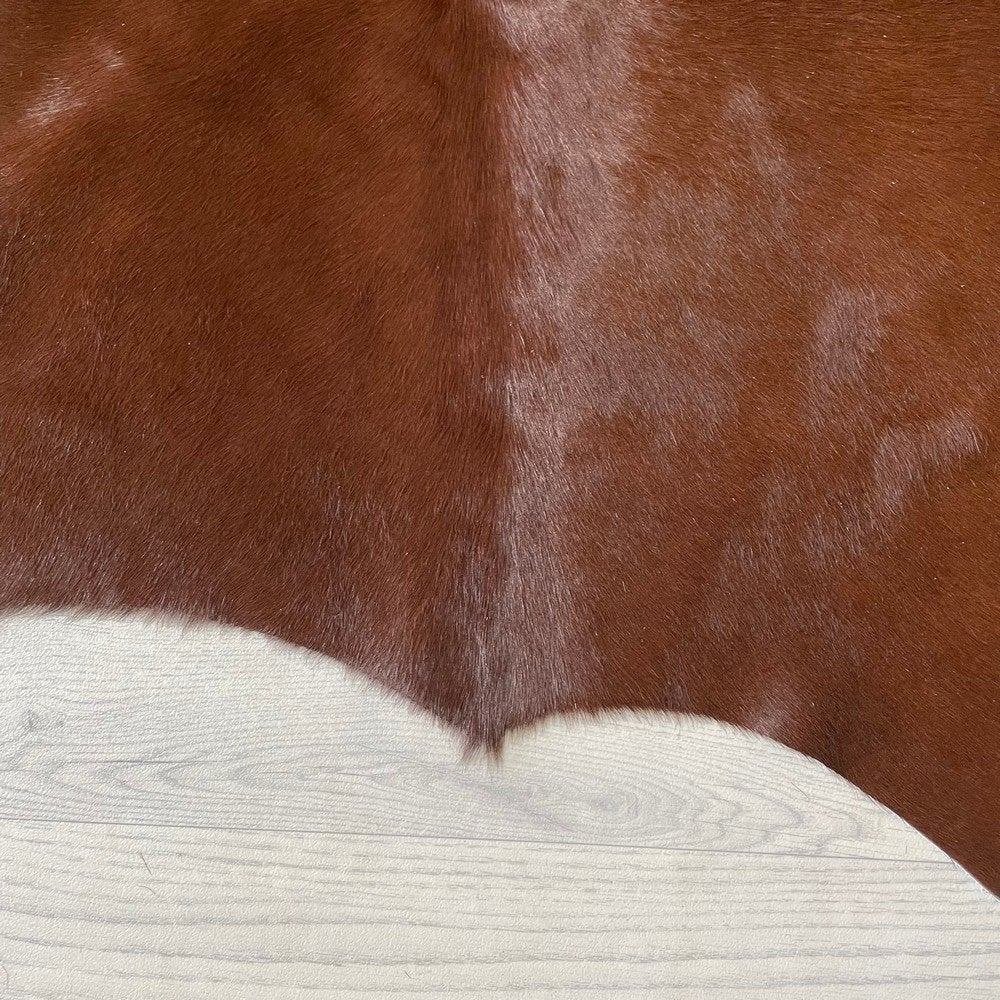 Koeienhuid bruin wit Hereford 190x175cm | Lederstore, Meerkleurig, Wandkleed, Nieuw, Ophalen of Verzenden