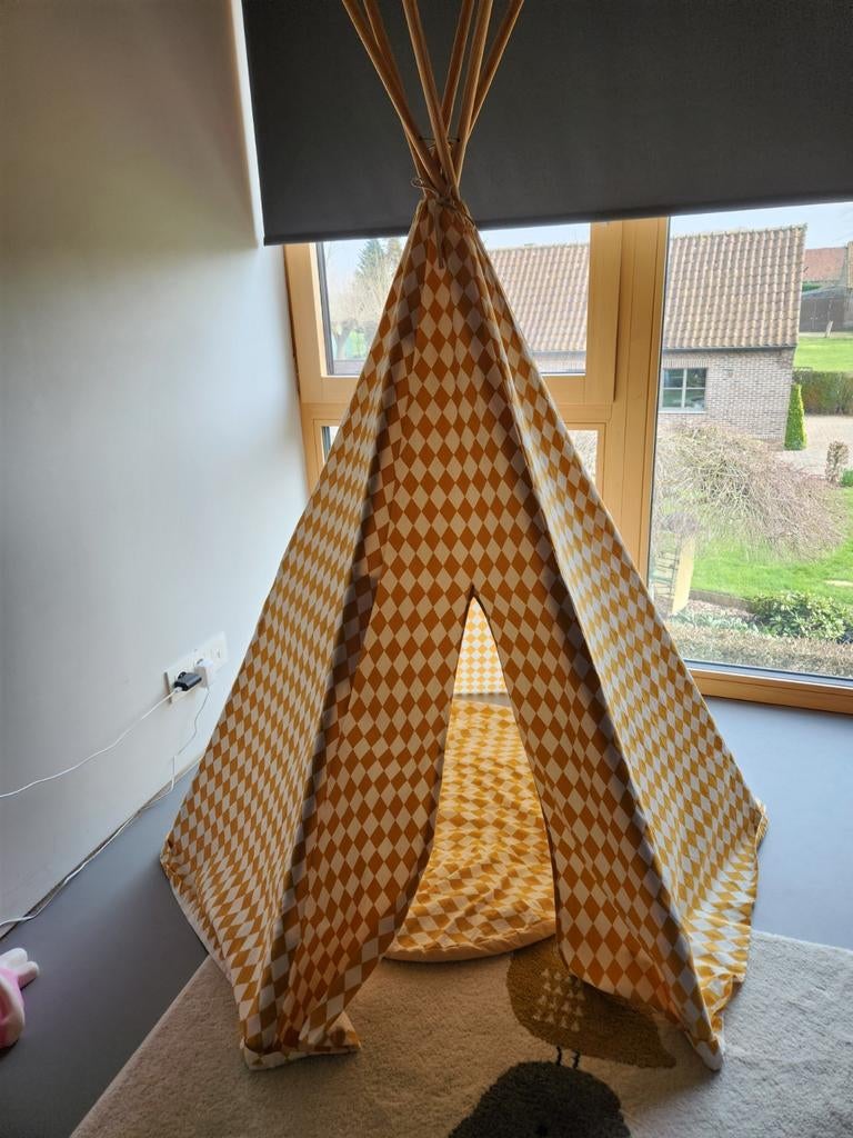 Tipi tent Nobodinoz met speeltapijt, Ophalen