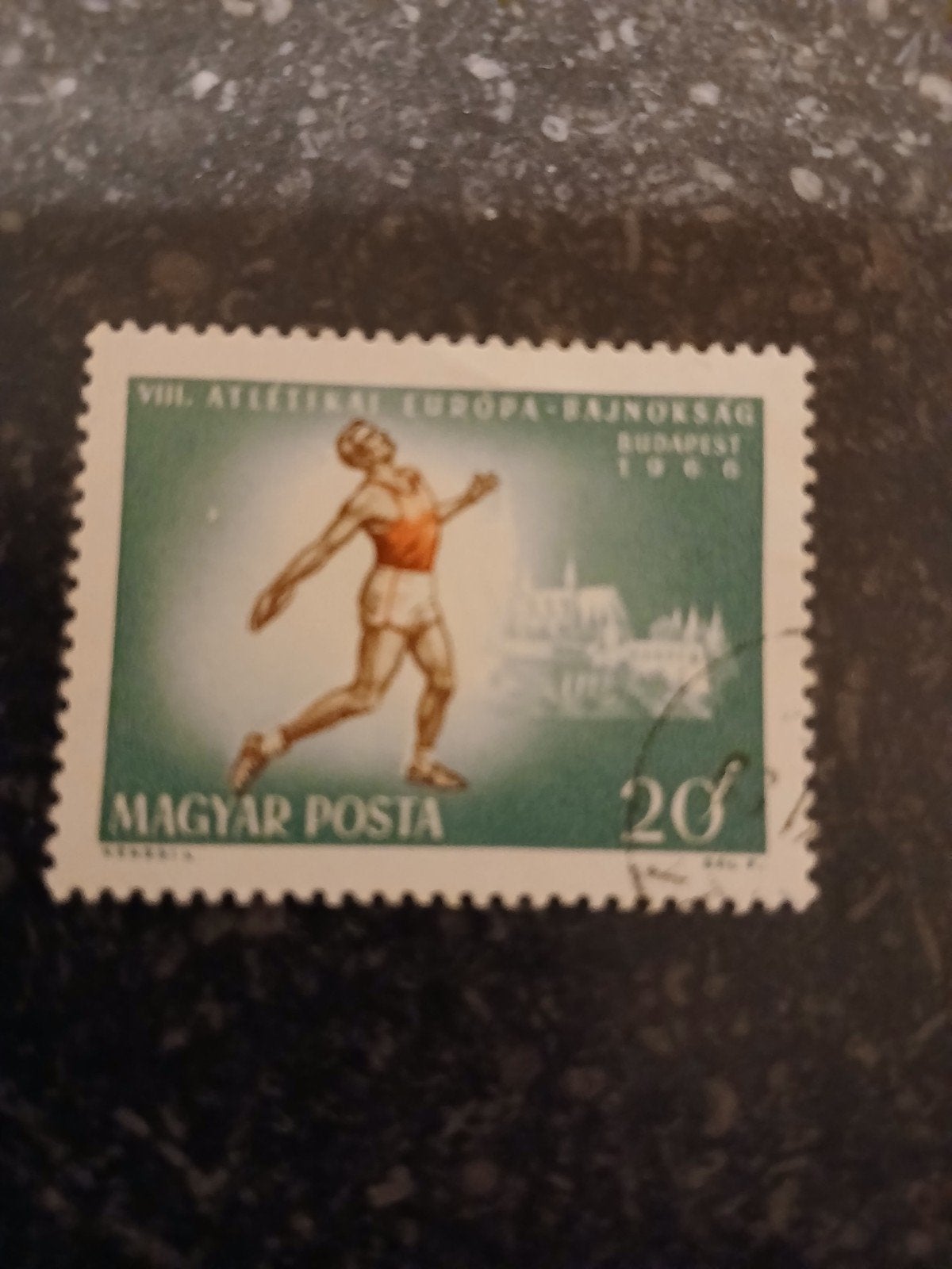 postzegel 1966 Hongarije, Ophalen