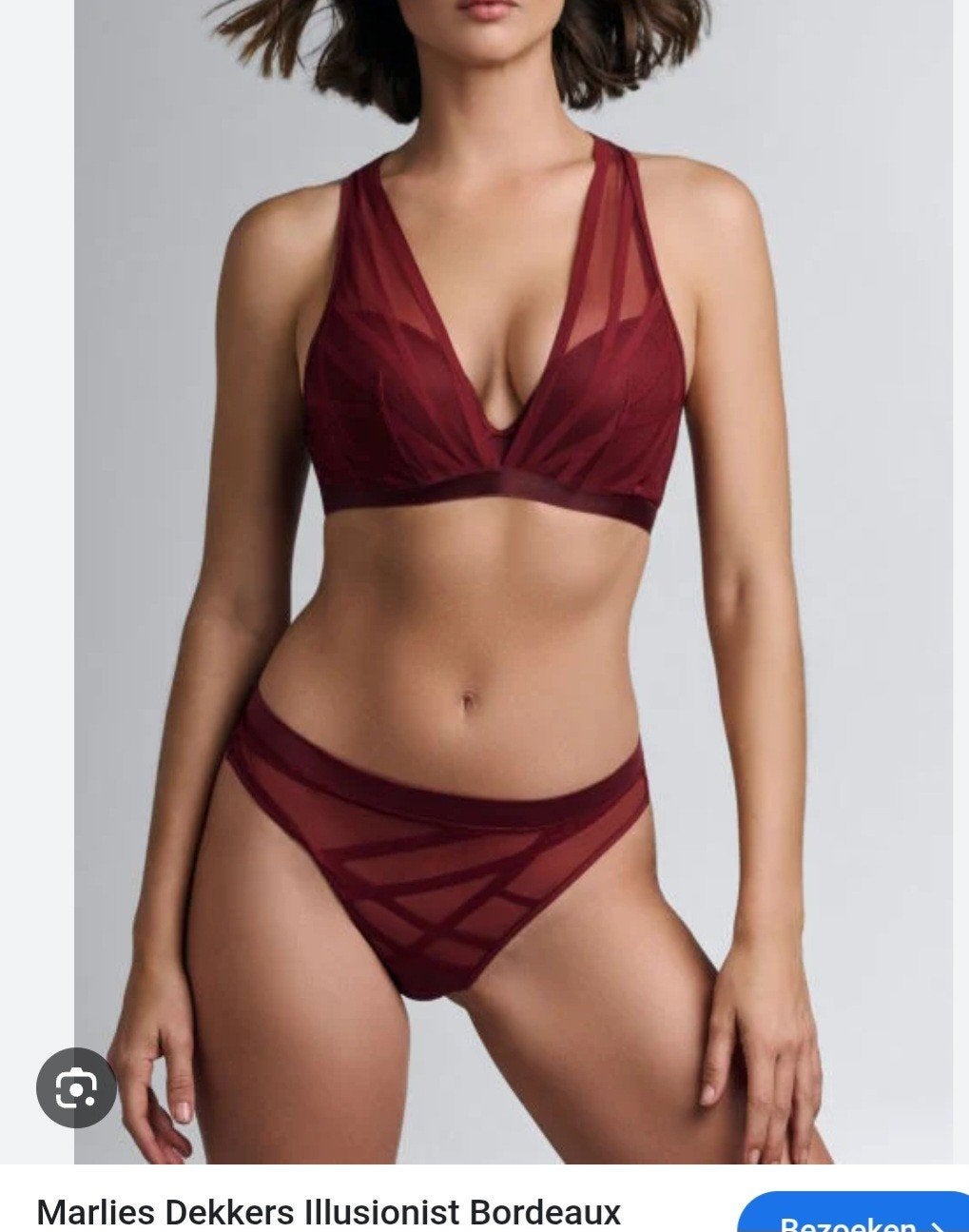 Marlies Dekkers Illusionist bordeaux, compleet setje, Ophalen, BH