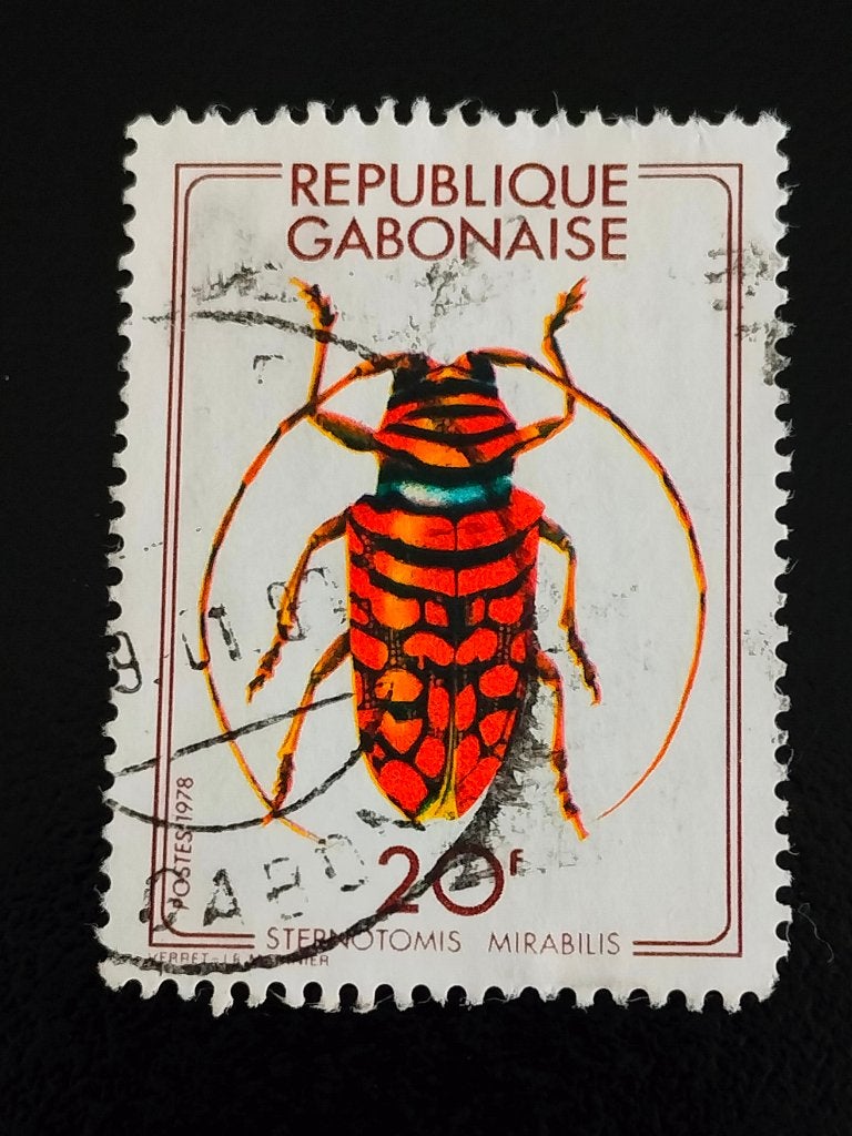 Gabon 1978 - insecten, kevers, Verzenden, Overige landen, Gestempeld