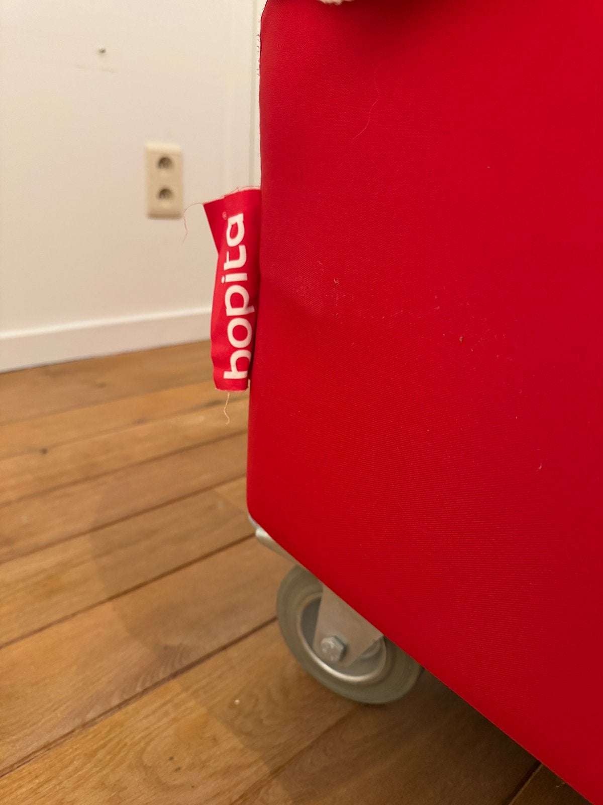 Bopita boxspring, Rouge, 90 cm, Une personne, Enlèvement