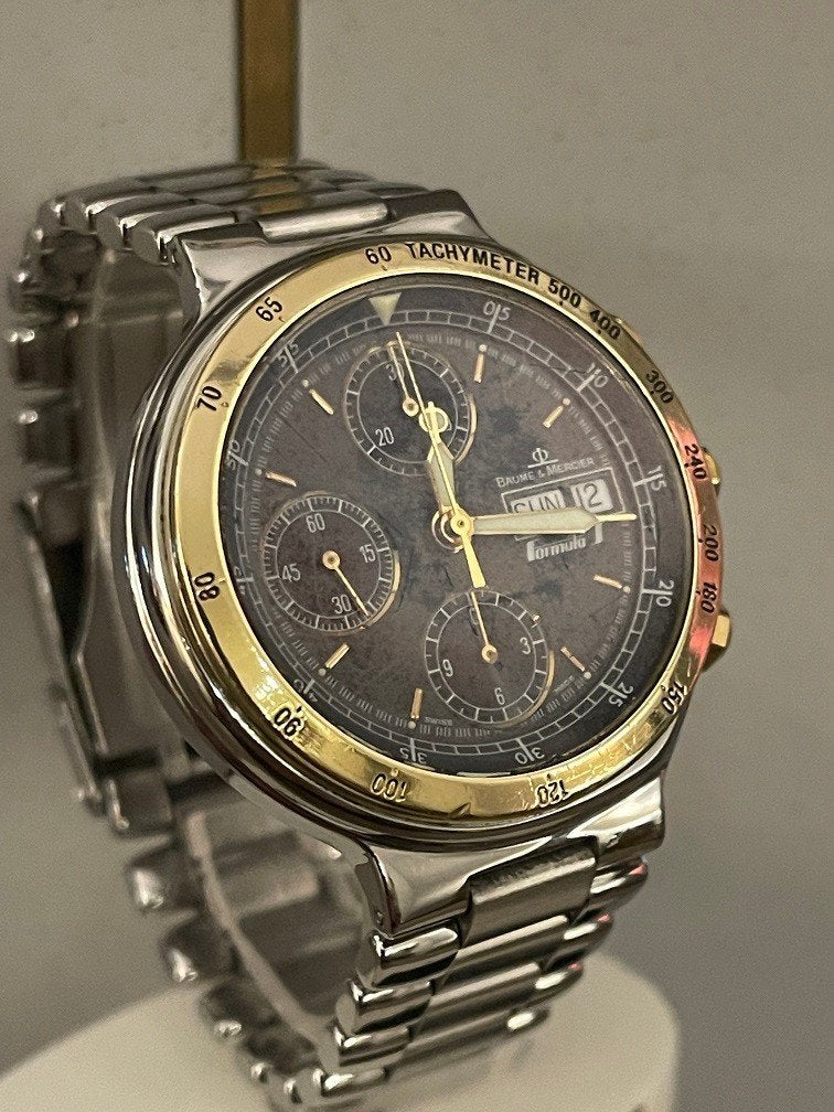 Automatisch Zwitsers HEREN HORLOGE Baume et Mercier Formula, Enlèvement ou Envoi, Utilisé