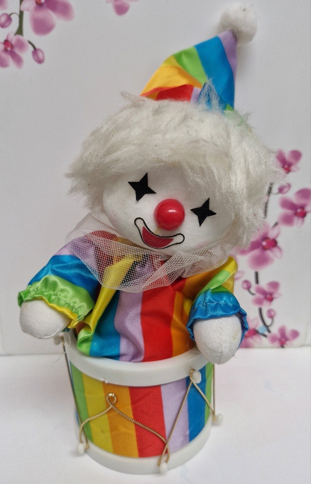 💜 Vintage Muzikale Clownpop, Ophalen of Verzenden, Zo goed als nieuw, Pop, Levensecht of Reborn