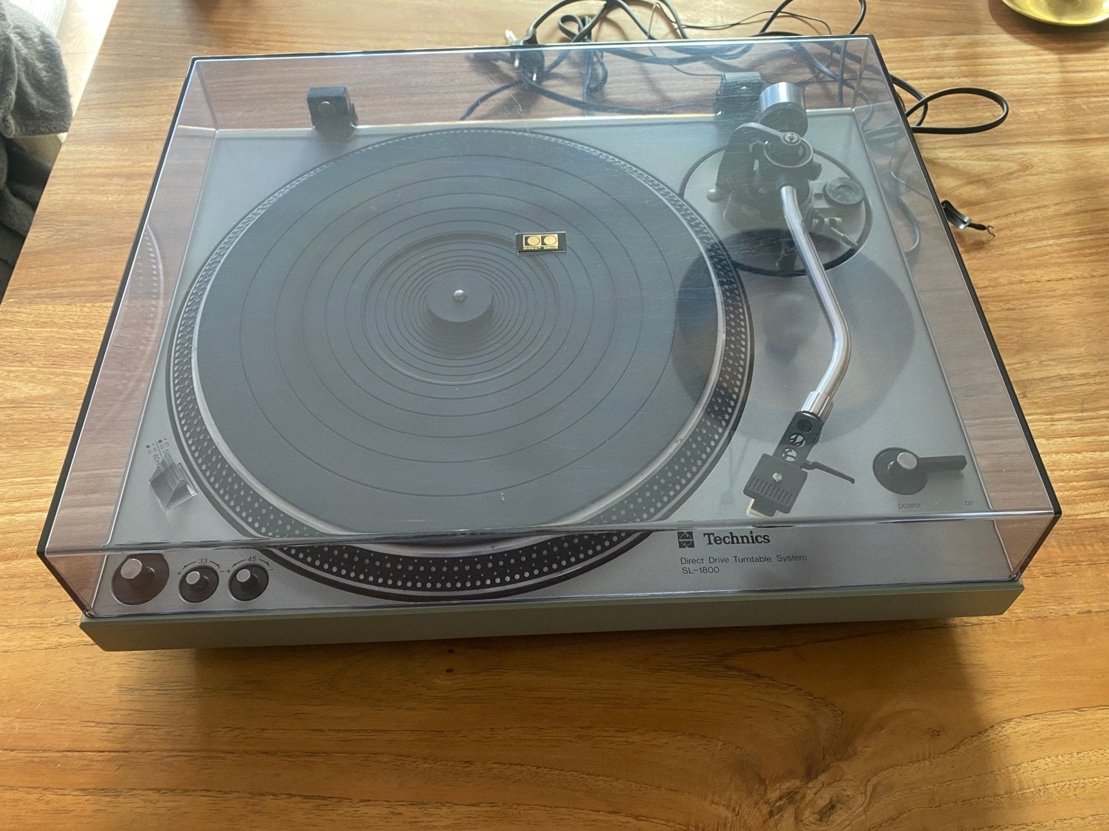 Technics SL1800 in absolute mintstaat, Audio, Tv en Foto, Platenspelers, Ophalen, Zo goed als nieuw, Technics