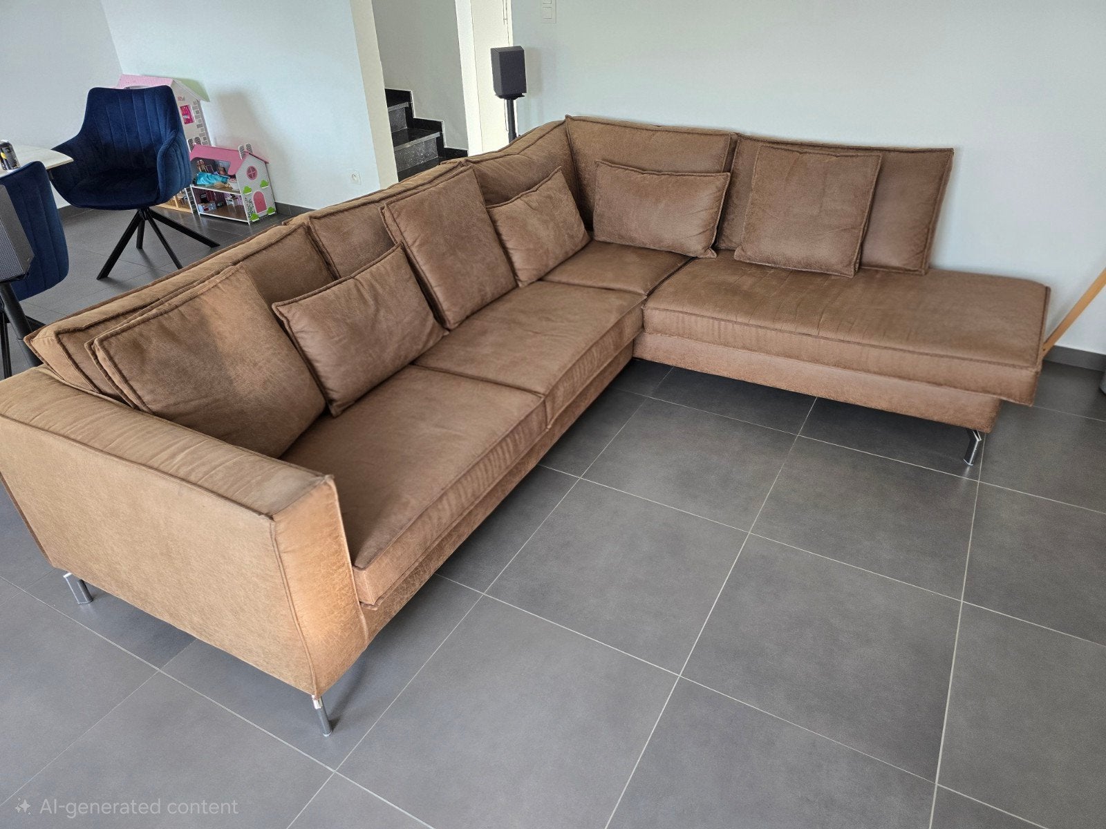 Hoekbank 275x220 verkopen, Huis en Inrichting, Ophalen