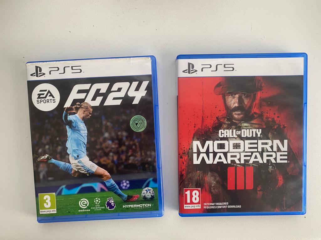 Fc24 en Call of Duty MW3, Games en Spelcomputers, Games | Sony PlayStation 5, Ophalen, Zo goed als nieuw