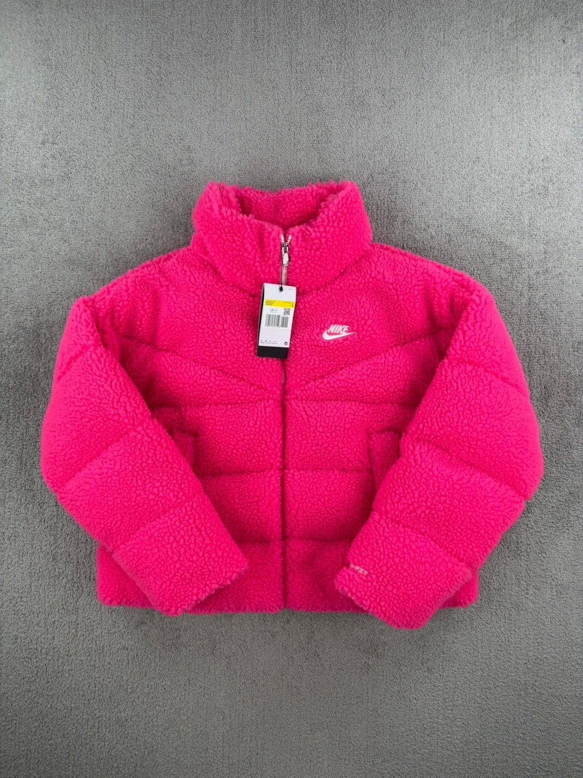 Veste Nike Sherpa rose — Taille S  Neuve avec étiquette, Enlèvement ou Envoi, Comme neuf