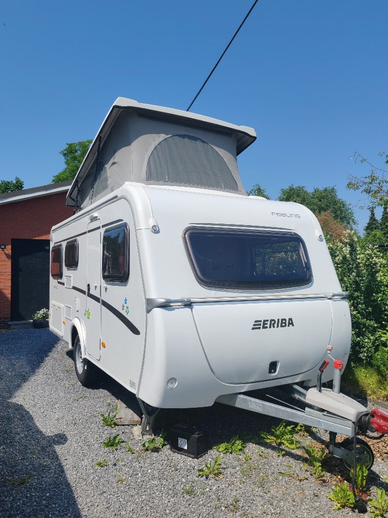 Caravane Eriba Feeling 425 2021 toit relevable-prêt à partir, Jusqu'à 6, 5 à 6 mètres, Particulier, Eriba