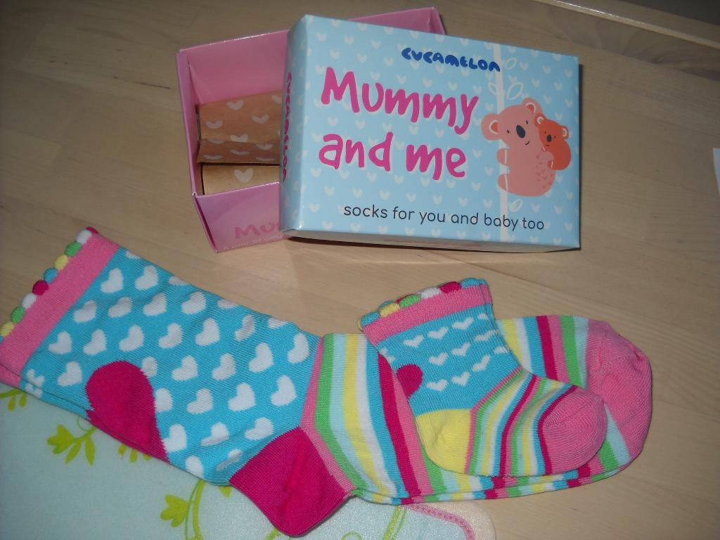 matching socks voor mama en baby-nieuw in verpakking, Ophalen, Nieuw
