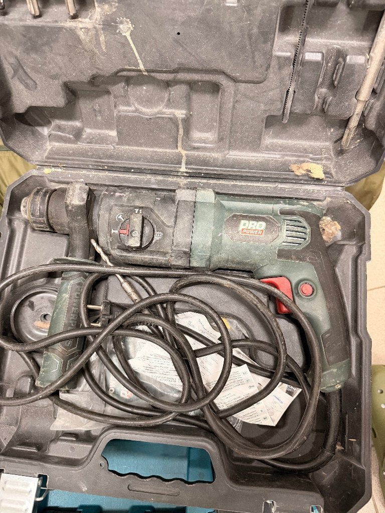 powerplus boor & pikeren, Ophalen, Gebruikt, 600 watt of meer, Boor- en/of Breekhamer