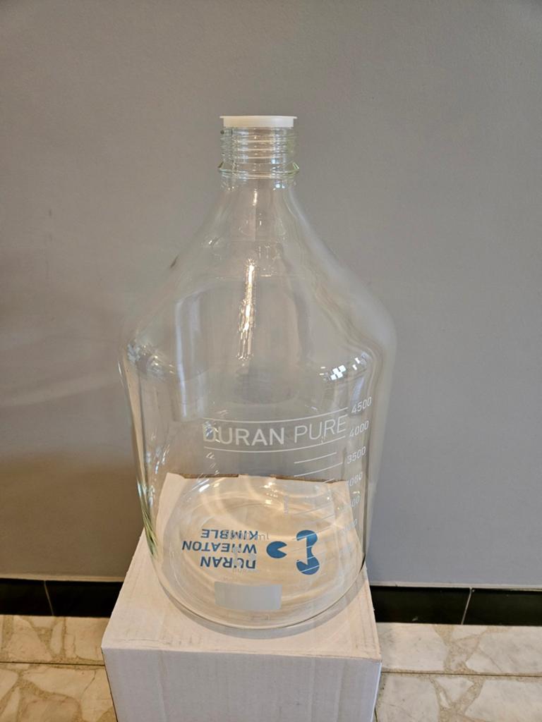Flacon Duran Pure 5L avec couvercle anti-poussière – Neuf, Huis en Inrichting, Woonaccessoires | Stolpen, Ophalen of Verzenden
