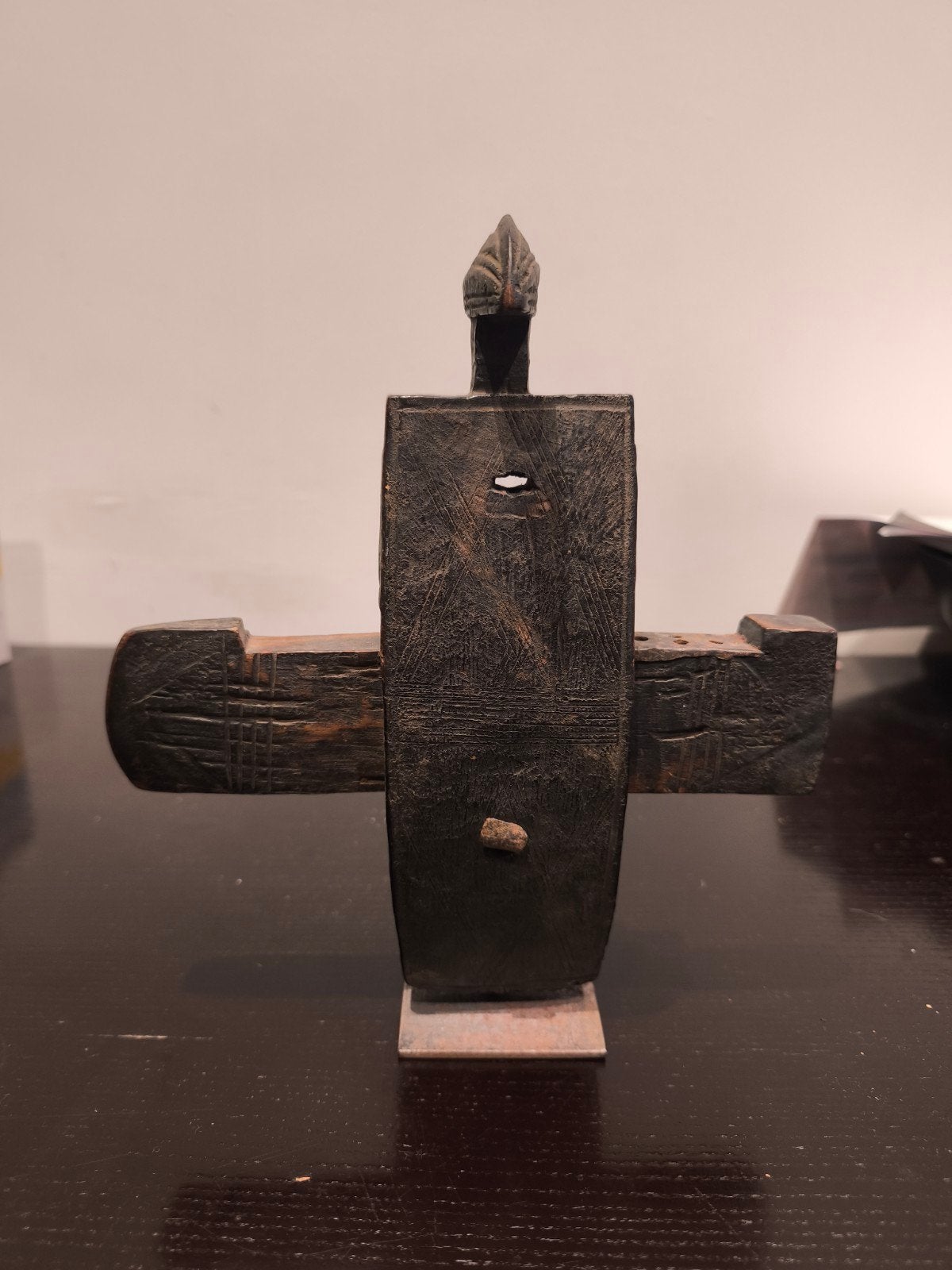 Serrure Dogon Mali à patine sombre Afrique no fetiche, Enlèvement ou Envoi