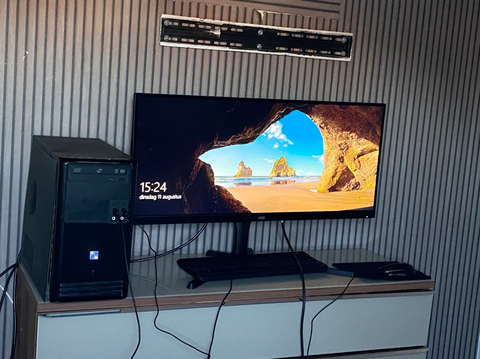 AOC Gaming Monitor Desktop PC, Ophalen of Verzenden, Zo goed als nieuw, Gaming