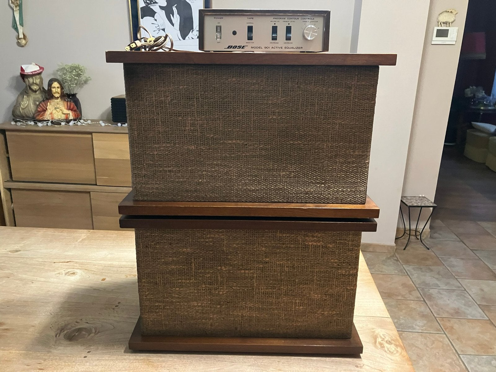 Bose 901 + equalizer, Audio, Tv en Foto, Luidsprekerboxen, Ophalen, Gebruikt, Speakerset, Bose
