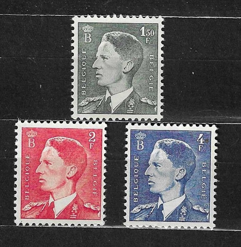 Belgique OPC 909-11 S.M. le Roi Baudouin **, Neuf, Enlèvement ou Envoi, Non oblitéré, Chefs d'Etat