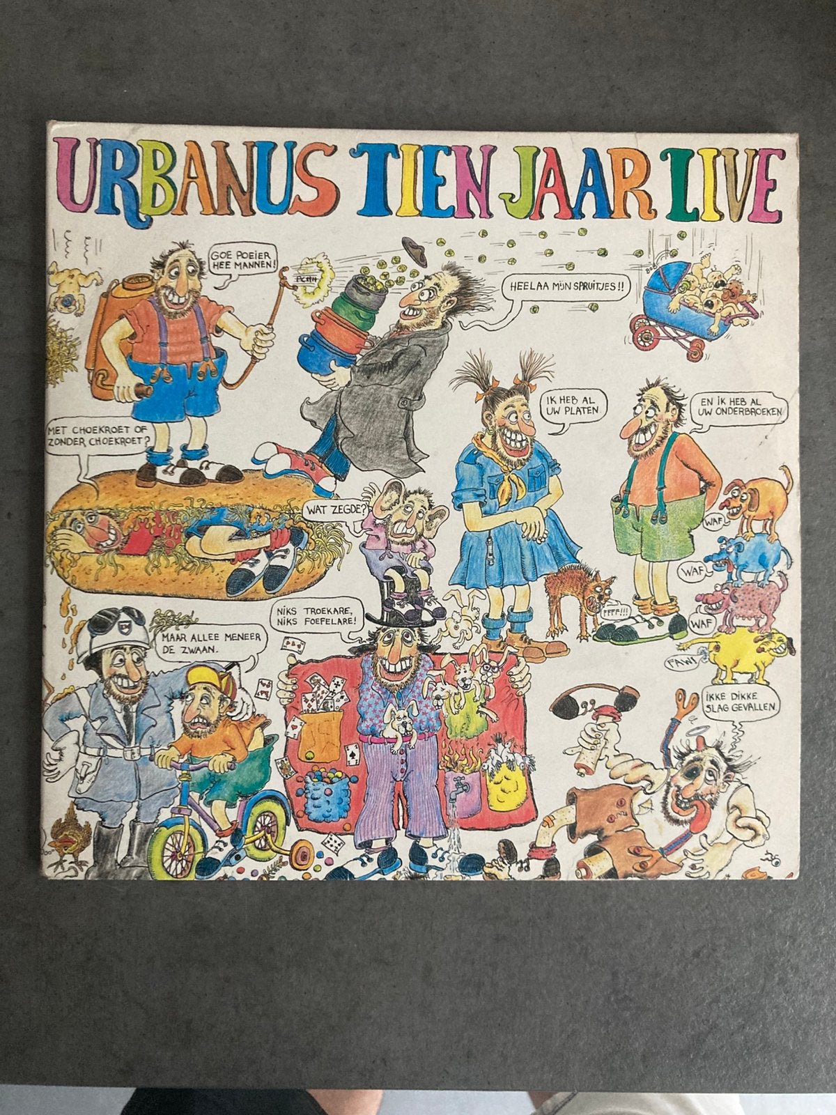 Urbanus tien jaar live LP 1983, CD & DVD, Vinyles | Autres Vinyles, Comme neuf, Coffret, Coffret, Autres formats, Enlèvement ou Envoi