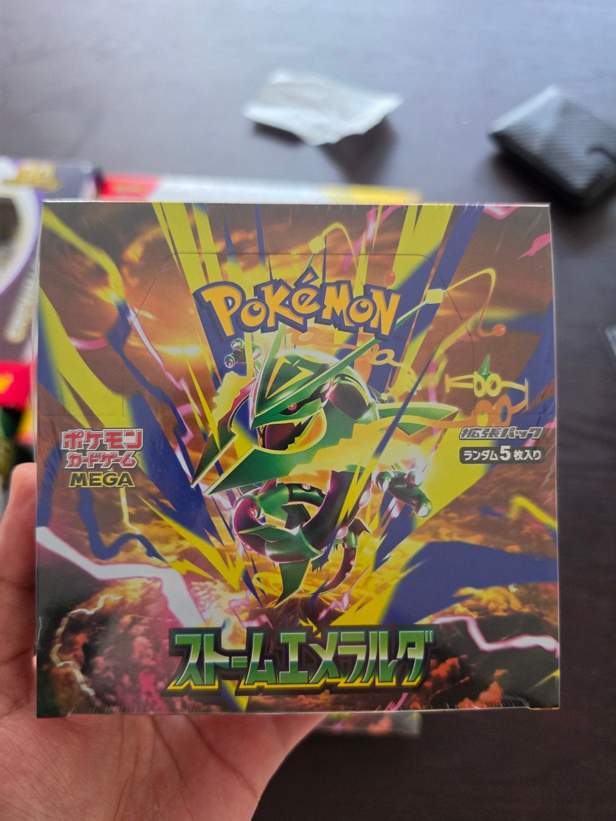 Pokémon storm emerald Jp, Ophalen of Verzenden, Nieuw, Boosterbox, Foil