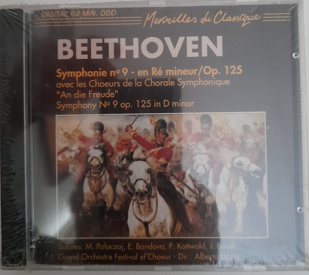 CD Beethoven 9e symfonie enz., 63min, Boxset, Symfonie, Speciale editie, Ophalen of Verzenden