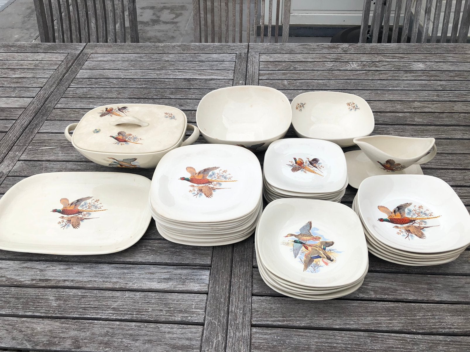 Servies boch, Ophalen