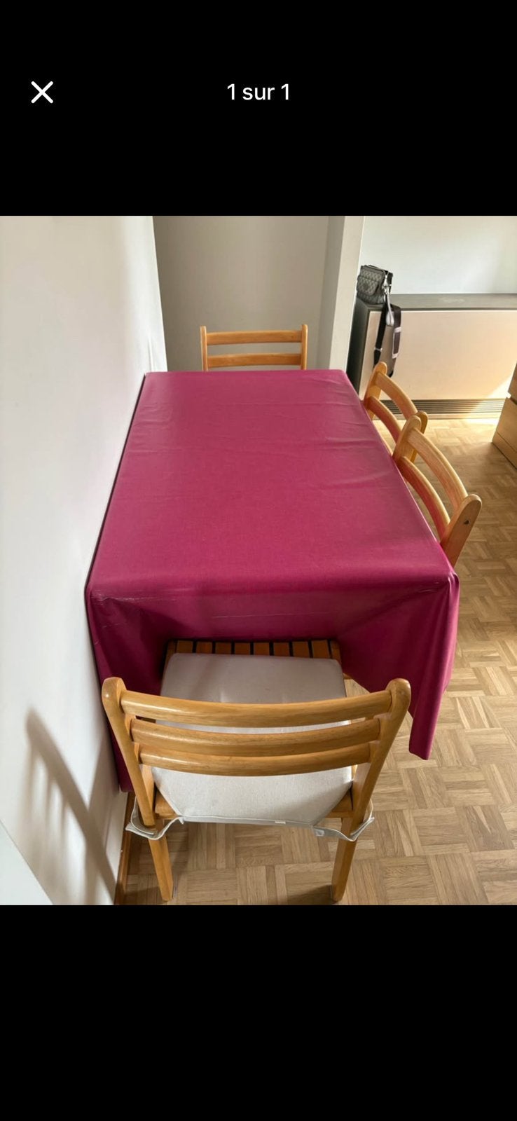 Table et chaise, Huis en Inrichting, Tafelkleden, Ophalen, Zo goed als nieuw